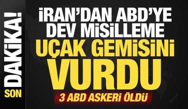 İran&rsquo;dan ABD u&ccedil;ak gemisine balistik f&uuml;ze saldırısı