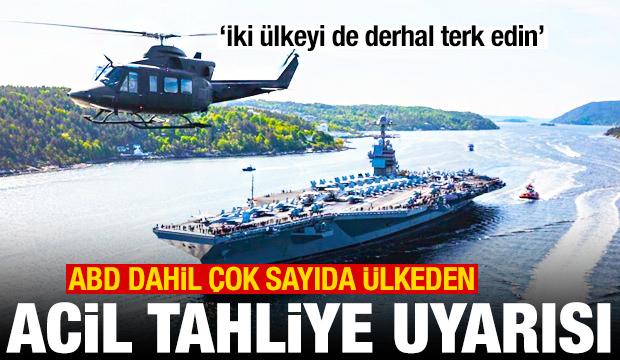 Onlarca &uuml;lkeden İsrail ve İran uyarısı: İki &uuml;lkeyi de derhal terk edin