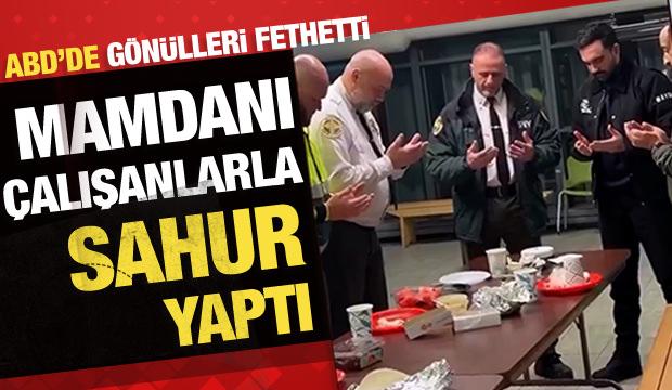 New York Belediye Başkanı Zohran Mamdani personeli ile birlikte sahur yaptı
