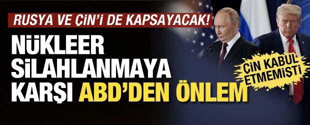 N&uuml;kleer silahlanmaya karşı ABD harekete ge&ccedil;ti: Rakibi &Ccedil;in ve Rusya ile kritik g&ouml;r&uuml;şme