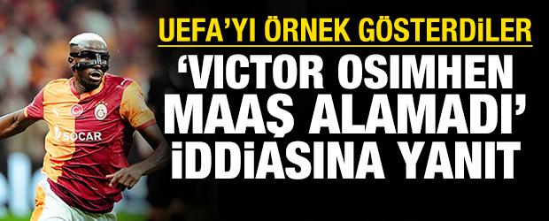 'Osimhen maaş alamadı' iddialarına yanıt: UEFA'yı &ouml;rnek g&ouml;sterdiler