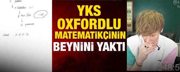 Oxford'lu Tom da YKS matematik sınavında &ccedil;aktı!