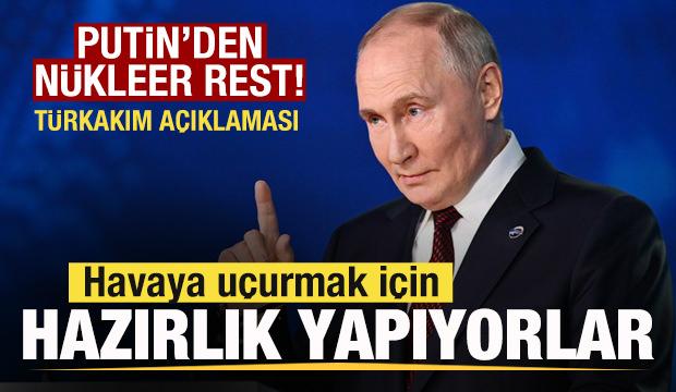 Putin'den n&uuml;kleer rest! 'T&uuml;rkAkım' a&ccedil;ıklaması! Havaya u&ccedil;urmak i&ccedil;in hazırlık yapıyorlar