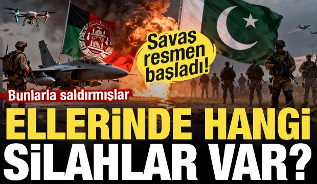 Savaş başladı! Afganistan ve Pakistan'ın elinde hangi silahlar var? Tek tek belli oldu...