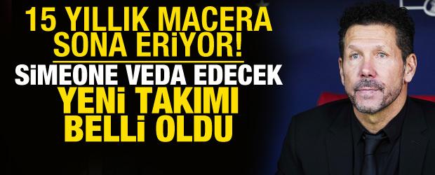 Simeone Atletico'ya veda ediyor! Yeni takımı a&ccedil;ıklandı