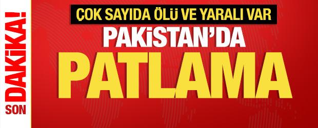 Son dakika: Pakistan'da patlama! &Ccedil;ok sayıda &ouml;l&uuml; ve yaralı var