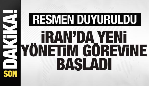 Son dakika: Resmen duyuruldu! İran'dan yeni y&ouml;netim g&ouml;reve başladı