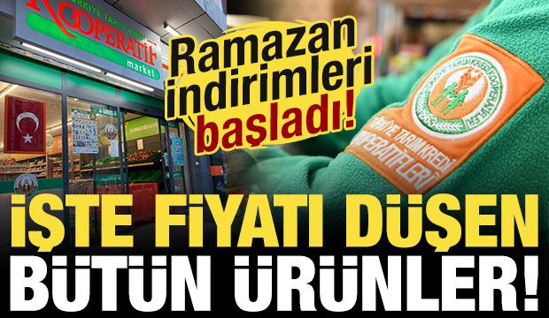 Tarım Kredi'de Ramazan indirimleri başladı! Fiyatlar peş peşe d&uuml;şt&uuml;!