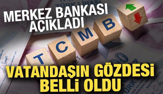 Merkez Bankası a&ccedil;ıkladı! Vatandaşın g&ouml;zde yatırım aracı belli oldu