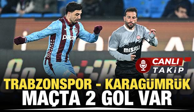 Trabzonspor - Fatih Karag&uuml;mr&uuml;k! CANLI