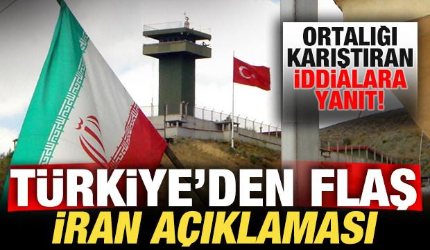 T&uuml;rkiye'den son dakika İran a&ccedil;ıklaması! Ortalığı karıştıran iddialara yanıt