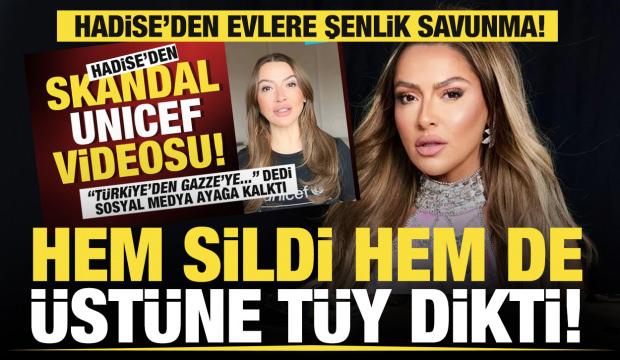 Unicef videosunu silen Hadise'den a&ccedil;ıklama: Metin bana iletildi