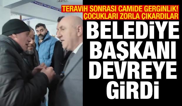 Darıca'da teravih sonrası camide gerginlik! Belediye Başkanı devreye girdi