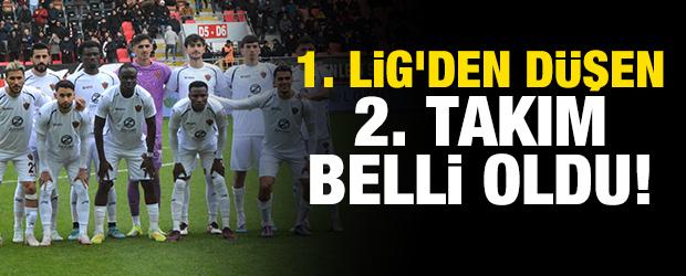 1. Lig'den d&uuml;şen 2. takım belli oldu!