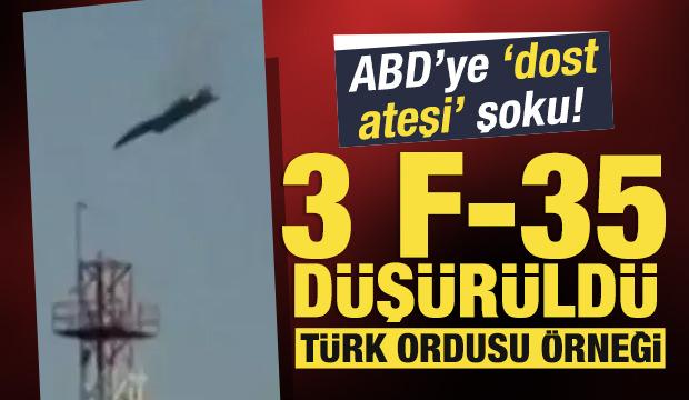 ABD&rsquo;ye &lsquo;dost ateşi&rsquo; şoku! 3 F-35 d&uuml;ş&uuml;r&uuml;ld&uuml;: T&uuml;rk ordusu &ouml;rneği