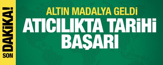 Atıcılıkta tarihi başarı: Altın madalya geldi