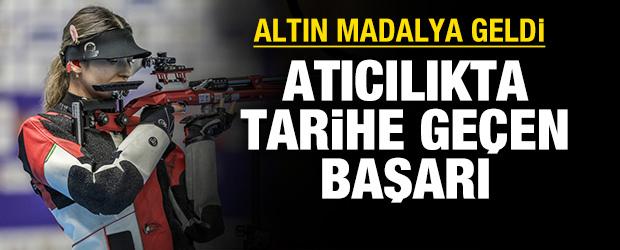 Atıcılıkta tarihi başarı: Altın madalya geldi