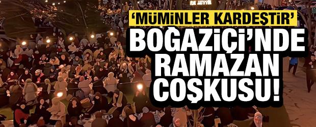Boğazi&ccedil;i  &Uuml;niversitesi'nde  "Geleneksel Ramazan İftarı" d&uuml;zenlendi