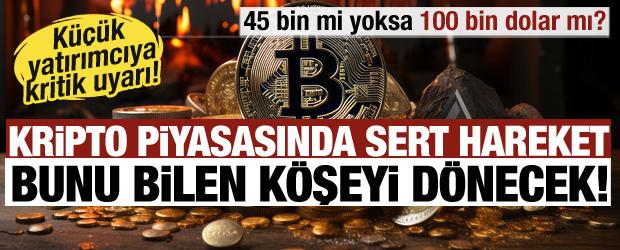 Bunu bilen k&ouml;şeyi d&ouml;necek! Kripto piyasasında sert hareket