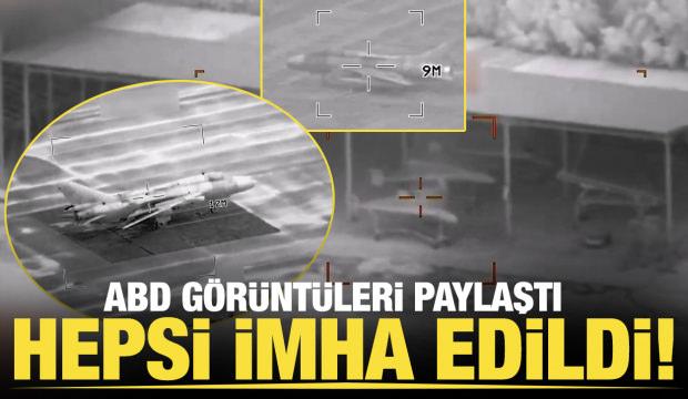 CENTCOM, İran bağlantılı u&ccedil;ak ve tesislerin hedef alındığı g&ouml;r&uuml;nt&uuml;leri yayımladı