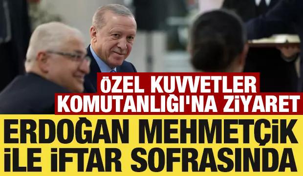 Cumhurbaşkanı Erdoğan, Mehmet&ccedil;ik ile beraber iftar yaptı