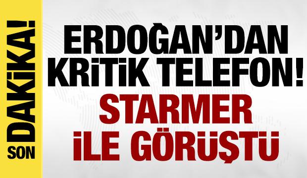 Cumhurbaşkanı Erdoğan, Starmer ile g&ouml;r&uuml;şt&uuml;!