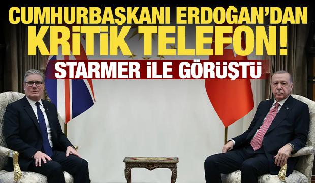Cumhurbaşkanı Erdoğan, Starmer ile g&ouml;r&uuml;şt&uuml;!