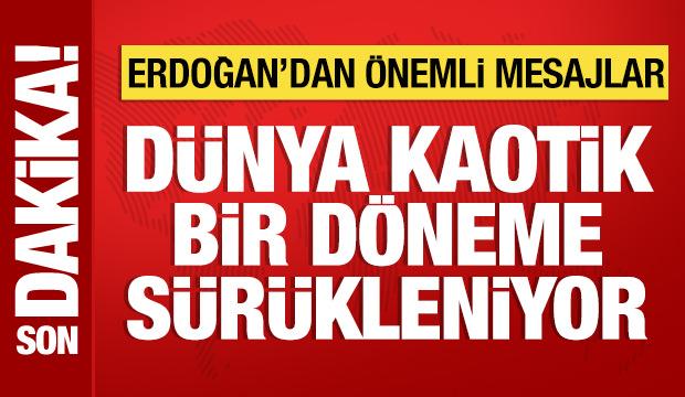 Cumhurbaşkanı Erdoğan'dan &ouml;nemli a&ccedil;ıklamalar