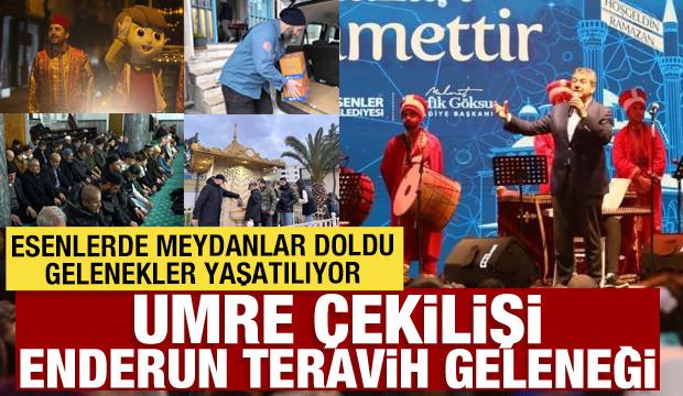 Esenler&rsquo;de Ramazan coşkusu: Meydanlar doldu, sofralar paylaşıldı, gelenekler yaşatılıyor