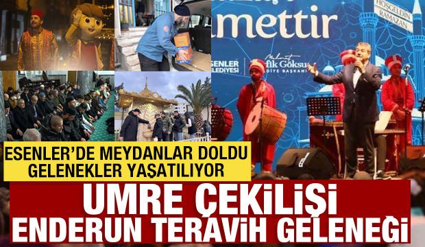 Esenler&rsquo;de Ramazan coşkusu: Meydanlar doldu, sofralar paylaşıldı, gelenekler yaşatılıyor