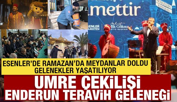 Esenler&rsquo;de Ramazan coşkusu: Meydanlar doldu, sofralar paylaşıldı, gelenekler yaşatılıyor