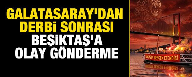Galatasaray'dan derbi sonrası Beşiktaş'a olay g&ouml;nderme