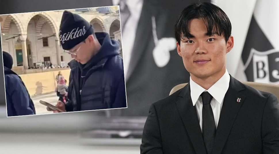 Beşiktaş'ın yeni g&ouml;zdesi Hyeon-gyu Oh'tan Sultanahmet Camii paylaşımı!