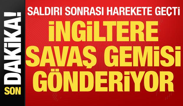 İngiltere G&uuml;ney Kıbrıs'a savaş gemisi g&ouml;nderiyor
