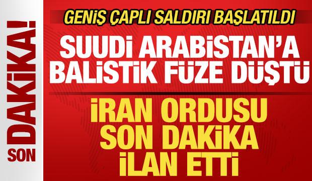 İran son dakika ilan etti! ABD ve İsrail'e f&uuml;ze yağmuru! Geniş &ccedil;aplı saldırı başlatıldı