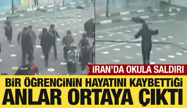 İran&rsquo;da 1 &ouml;ğrencinin hayatını kaybettiği saldırının g&ouml;r&uuml;nt&uuml;leri ortaya &ccedil;ıktı