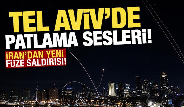İran'dan f&uuml;ze saldırısı! Tel Aviv'de patlama sesleri! 