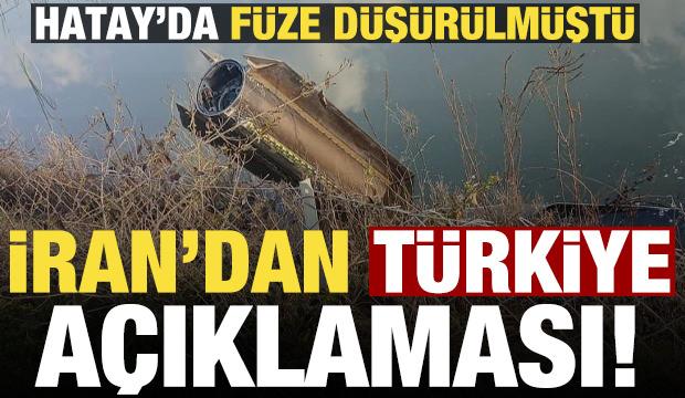 İran'dan son dakika 'T&uuml;rkiye' a&ccedil;ıklaması: Herhangi bir f&uuml;ze atmadık...