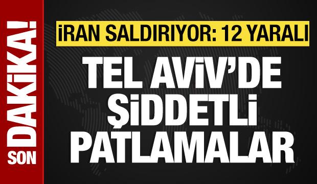 İran&rsquo;dan Tel Aviv&rsquo;e hava saldırısı: 12 yaralı