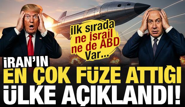 İran'ın en &ccedil;ok f&uuml;ze attığı &uuml;lkeler rakamlarla a&ccedil;ıklandı: İlk sırada ne ABD ne İsrail var!