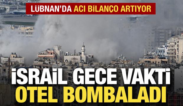 İsrail Beyrut'ta otel bombaladı! &Ouml;l&uuml;ler var