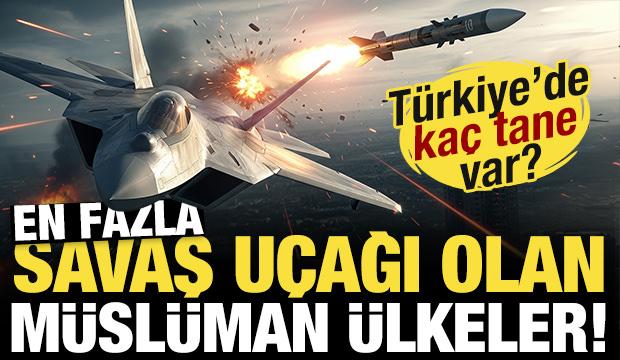 İşte en fazla savaş u&ccedil;ağı olan M&uuml;sl&uuml;man &uuml;lkeler! T&uuml;rkiye'de ka&ccedil; tane var?