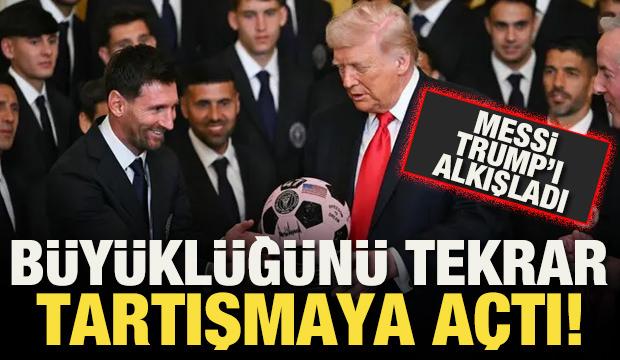 Lionel Messi b&uuml;y&uuml;kl&uuml;ğ&uuml;n&uuml; bir kez daha tartışmaya a&ccedil;tı! Tepkiler &ccedil;ığ gibi