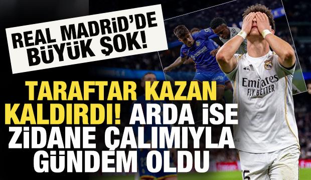 Madrid'de b&uuml;y&uuml;k şok! Taraftarlar kazan kaldırdı: Arda ise 'Zidane' esintisi ile g&uuml;ndemde