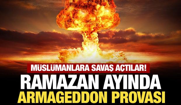 M&uuml;sl&uuml;manlara savaş a&ccedil;tılar! Ramazan ayında Armageddon provası