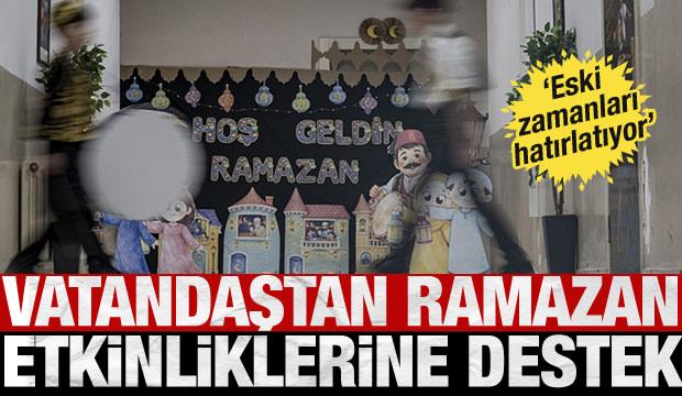 Okullardaki Ramazan etkinliklerine vatandaştan destek: Eski zamanları hatırlatıyor