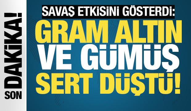 Orta Doğu'daki gerilim altın ve g&uuml;m&uuml;ş&uuml; vurdu! Altın d&uuml;şt&uuml;, g&uuml;m&uuml;ş &ccedil;akıldı!