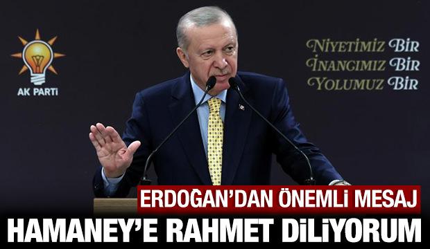 Son dakika: Cumhurbaşkanı Erdoğan'dan İran mesajı: Hamaney'e rahmet diliyorum