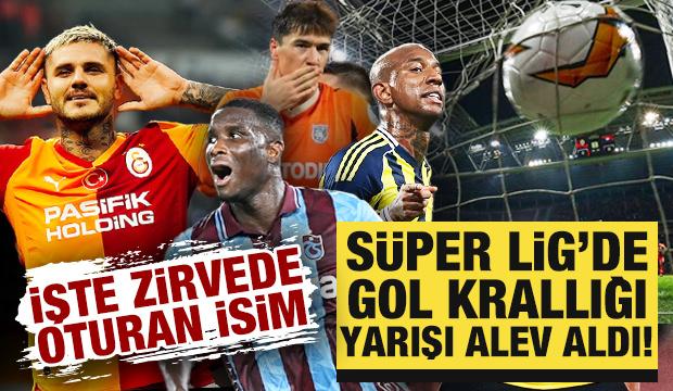 S&uuml;per Lig&rsquo;de gol krallığı yarışı alev aldı! İşte zirvenin sahibi