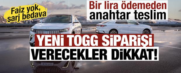 Togg'dan dev kampanya! Bir lira &ouml;demeden anahtar teslim: Sıfır faiz, bedava şarj desteği